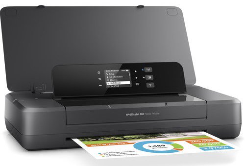 Muestra de impresión HP OfficeJet 200